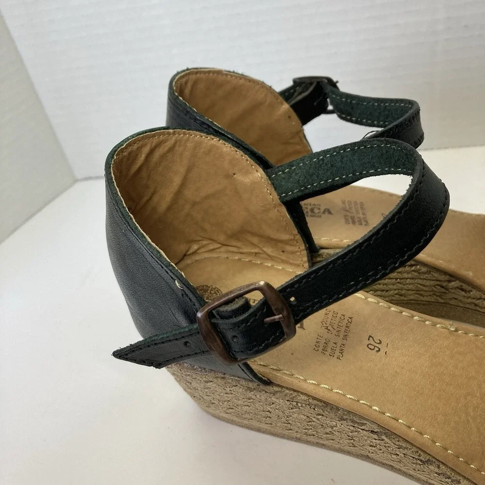 Artesanias Azteca‎ Mexican Wedge Size 9 US/26 MX Boho- Hippie Huarache Mexicano